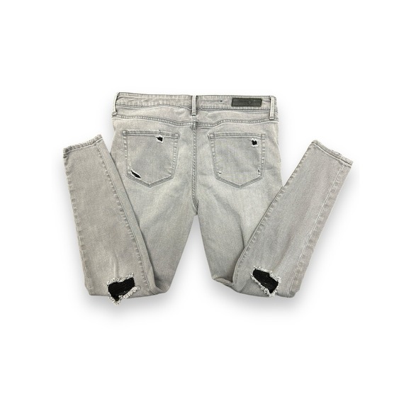 Treasure & Bond Women Distressed Faded Black Jeans Mid-Rise Skinny Ankle Sz 30 - Picture 11 of 14